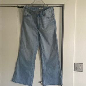 Wrangler Blue Flare Wide Leg Jeans